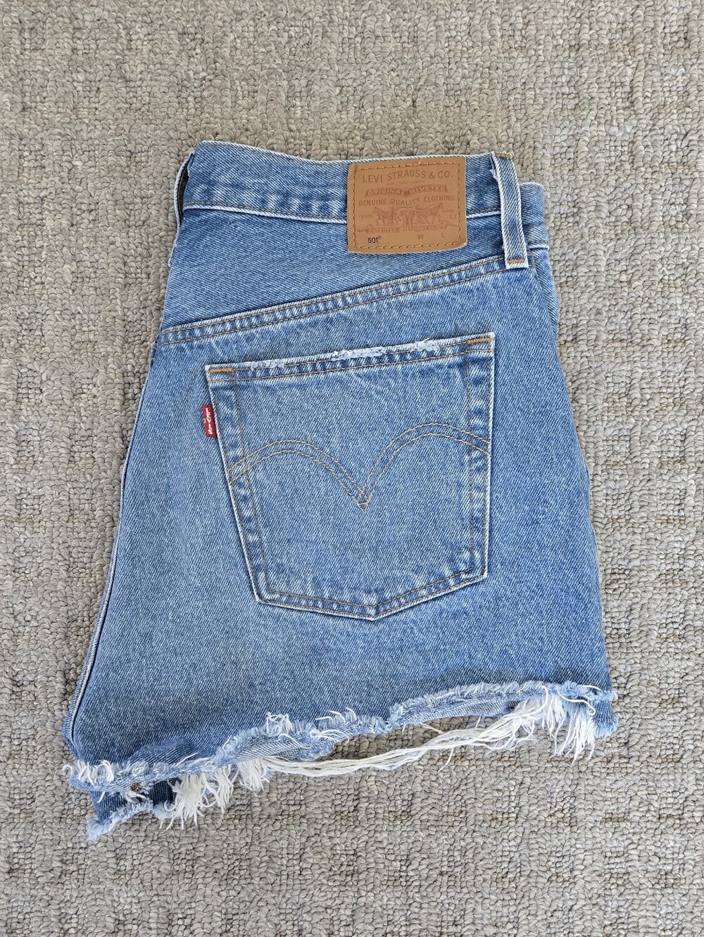 Levi's 501 Original High Rise Shorts- Athens